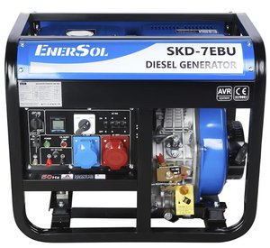 Генератор дизельний EnerSol SKD-7EBU фото 1