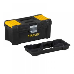 Ящик ESSENTIAL пластиковий з металевими засувками, розмір 316x156x128 мм (12.5) STANLEY STST1-75515 фото 1