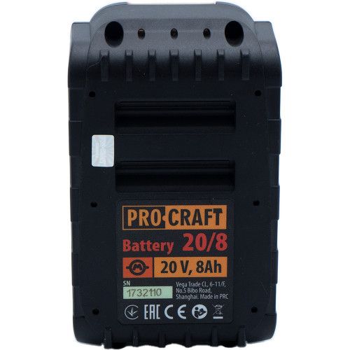 Шуруповерт Procraft PA18BL Extra + УШМ PGA20 + 2 акб 4Аг + Charger20/1 фото 5